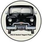 Standard Vanguard Phase 1a 1953-55 (black) Coaster 6